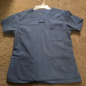 Blue Scrub Top
